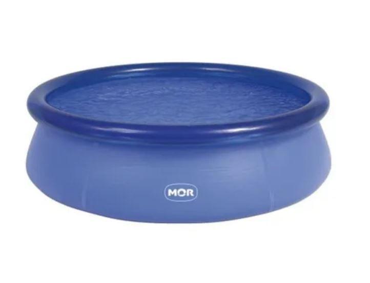 Piscina Redonda Inflável Azul 2400 Litros - Mor Imagem de Piscina Redonda Inflável Azul 2400 Litros - Mor