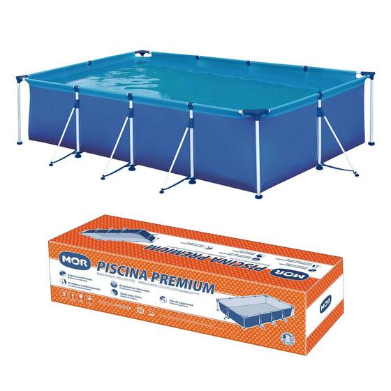 Imagem de Piscina Retangular 6200 Litros Estruturada Premium Mor