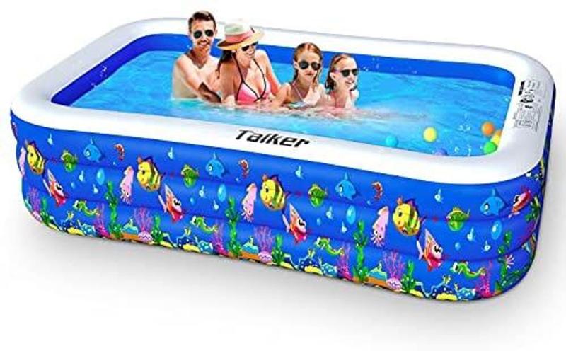 Piscina retangular infantil adulto. 2 anéis. 210x145x65 2200L. é boa?