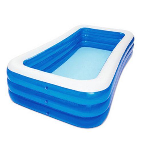 Piscina Retangular Inflável 3 camadas 120x70x40cm Menor preço em Piscina Retangular Inflável 3 camadas 120x70x40cm