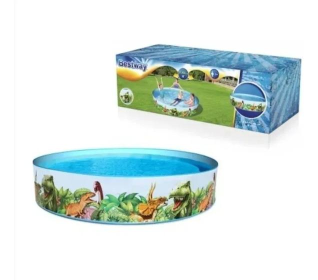 Imagem de Piscina Semirrígida Bestway 2074l Dinossauro