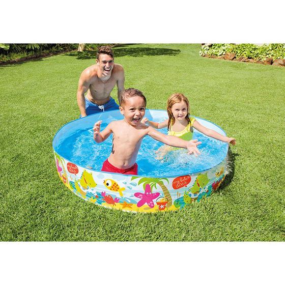 Imagem de Piscina snapset dias de praia 443 litros - intex 56451