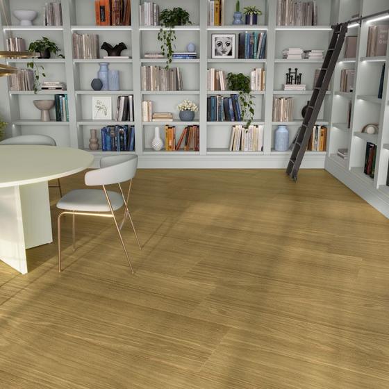 Imagem de Piso Laminado 44,5cm X 8mm 1,35m Gran Elegance Eucafloor Freijó Brasil