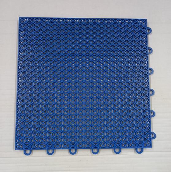 Imagem de Piso Modular Kit 22 peças na cor Azul, tamanho da peça 30 x 30 x1,4cm