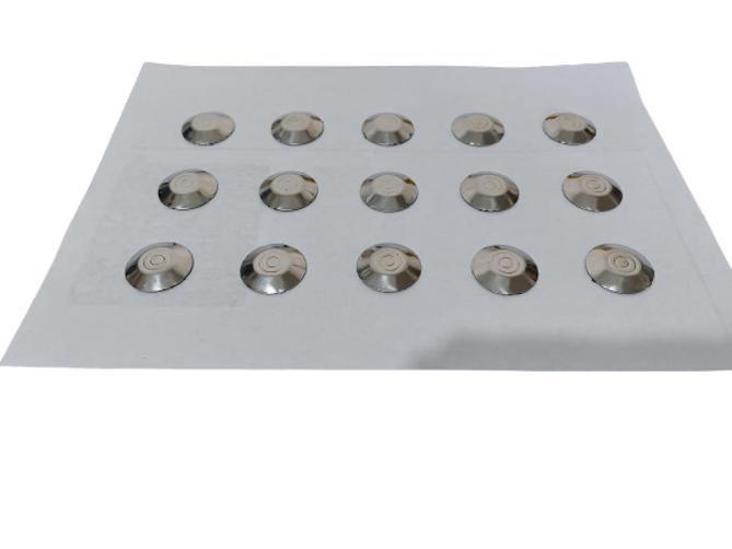 Imagem de Piso Táil Elemento Solto Alerta Inox Frisado Sem Dupla Face
