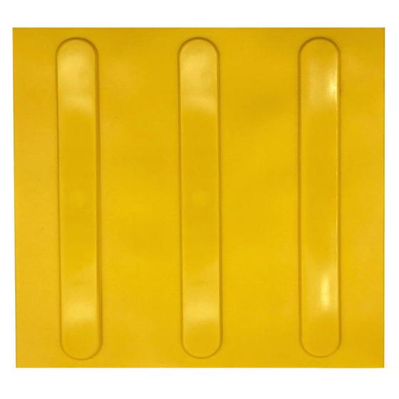 Piso Tátil Direcional 25x25cm - Kit 10 peças - Direct Borrachas Menor preço em Piso Tátil Direcional 25x25cm - Kit 10 peças - Direct Borrachas