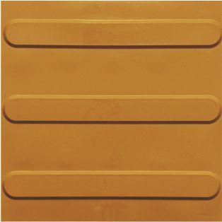 Imagem de piso tátil em pvc 25cm x 25cm 16pçs ou 1m² direcional ouro