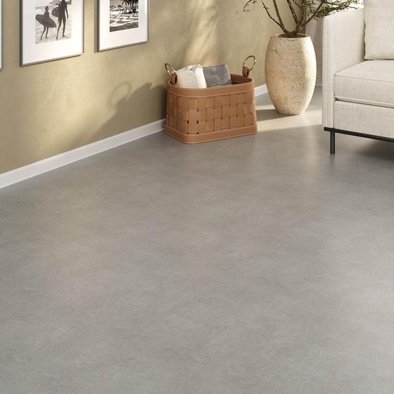 Imagem de Piso Vinílico Em Manta PVC 0,7mm Antiderrapante 14m² Liso Fosco