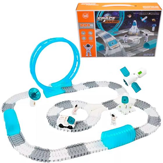 Imagem de Pista Astronauta de Corrida Racer Ramp Carrinhos Carro Brinquedo Circuito Turbo Radical Run - Dony Toys