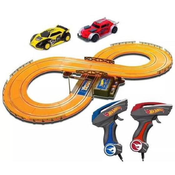 Imagem de Pista Autorama Hot Wheels Slot Car Track Set Basic 2 Carros 286 Cm - Multikids