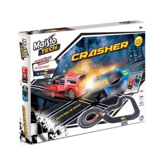 Pista Com 2 Carrinhos - Crasher - Maisto Menor preço em Pista Com 2 Carrinhos - Crasher - Maisto