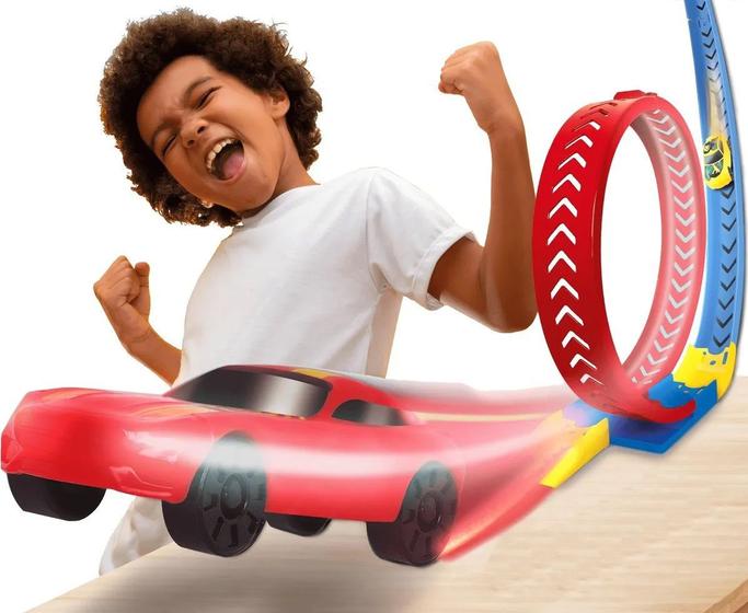 Imagem de Pista Corrida Hot Looping Downhill Wheels Samba Toys