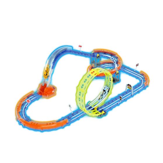 Imagem de Pista de Carrinho de Corrida Glow Speed Track Com 52 Peças Zippy Toys - 9170