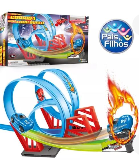 Imagem de Pista de corrida duplo looping-pais e filhos