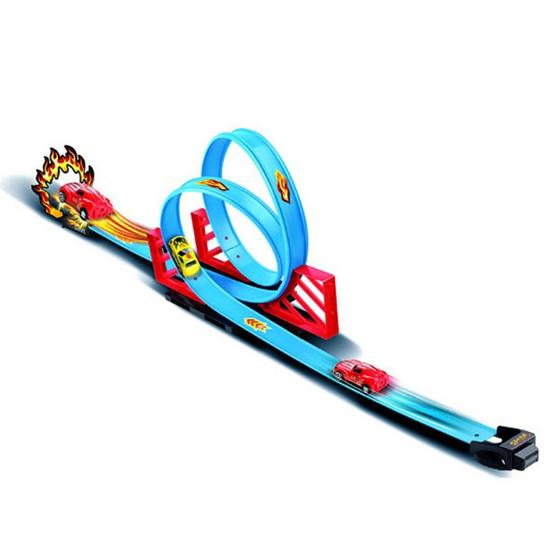 Pista de Corrida e Carrinho Infantil Speed Track com Looping Duplo ...