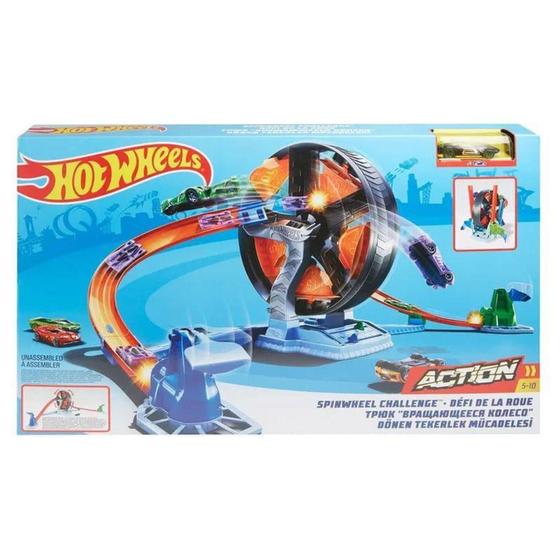 Imagem de Pista de Percurso e Veículo - Hot Wheels - Action - Competição Giratória - Mattel