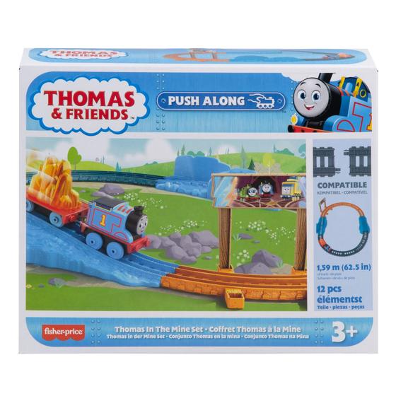 Pista de Trem - Thomas e Seus Amigos - Conjunto Thomas na Mina - Fisher ...