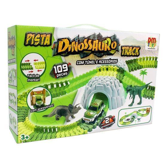 Imagem de Pista Dinossauro Track com Túnel e Acessórios 109 Peças