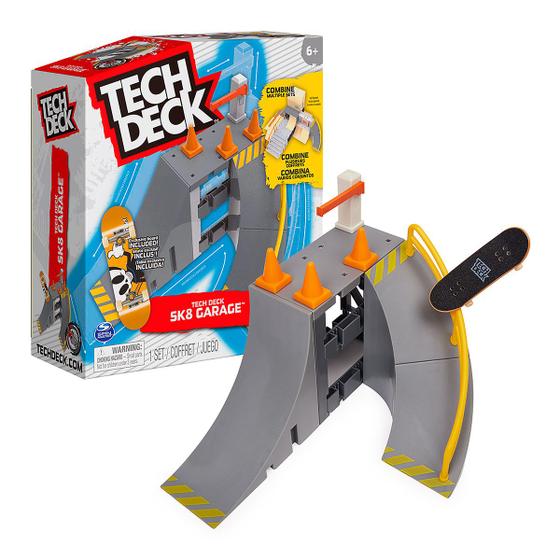 Pista E Skate De Dedo Com Rampa Tech Deck Fingerboard Profissional ...