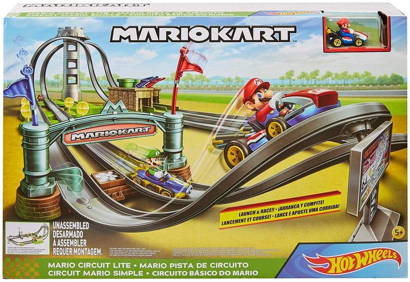 Imagem de Pista E Veículo Hot Wheels Mario Kart Circuito Lite Mattel