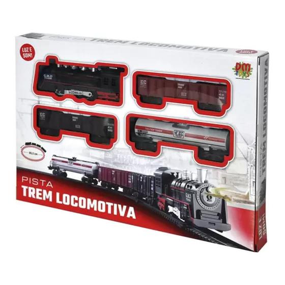 Imagem de Pista Ferrorama De Trem Locomotiva Som E Luz - Dmtoys