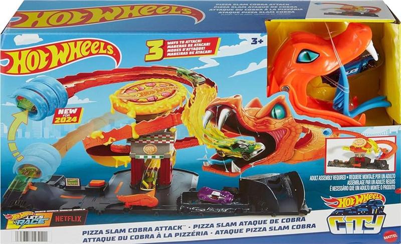 Imagem de Pista Hot Wheels  Ataque Pizza Slam Cobra - Mattel