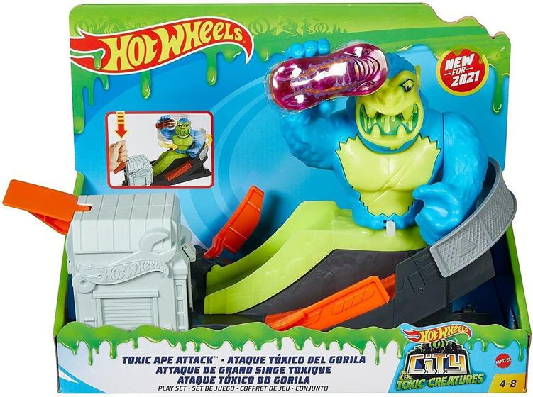 Nemesis Gorila Pista Hot Wheels Ataque De Gorila Pista Hot Wheels