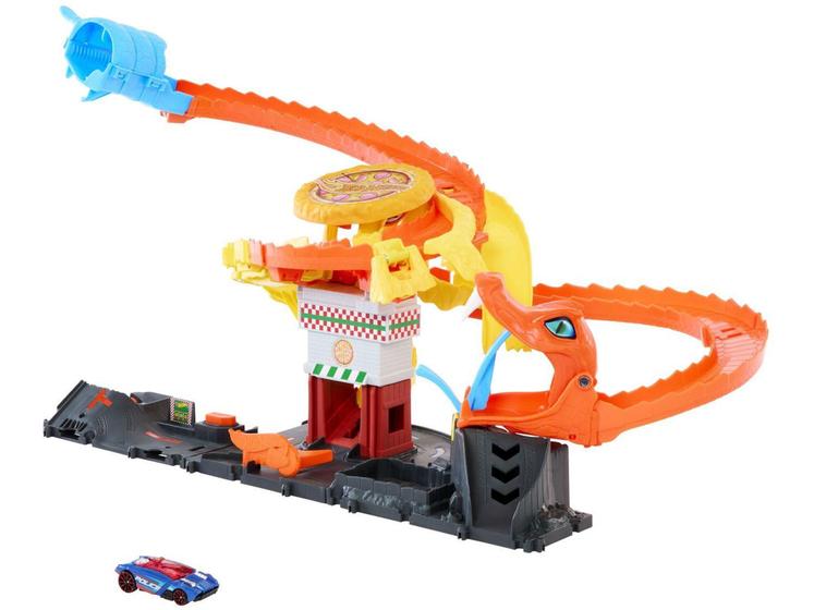 Imagem de Pista Hot Wheels City Ataque de Cobra vs Pizzaria - Mattel