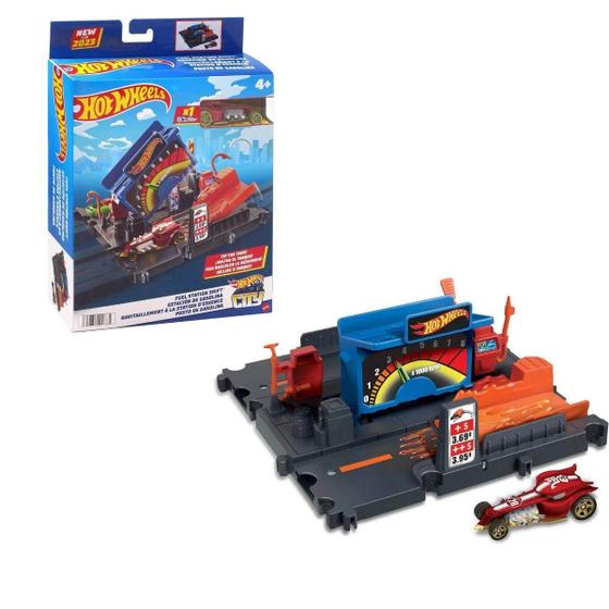 Imagem de Pista Hot Wheels City Posto De Gasolina - Lugares Favoritos