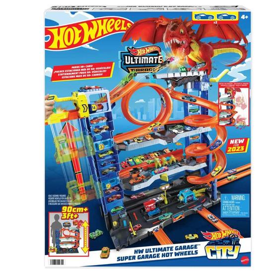 Pista Hot Wheels City Super Garagem Ultimate - Mattel HKX48 Menor preço em Pista Hot Wheels City Super Garagem Ultimate - Mattel HKX48