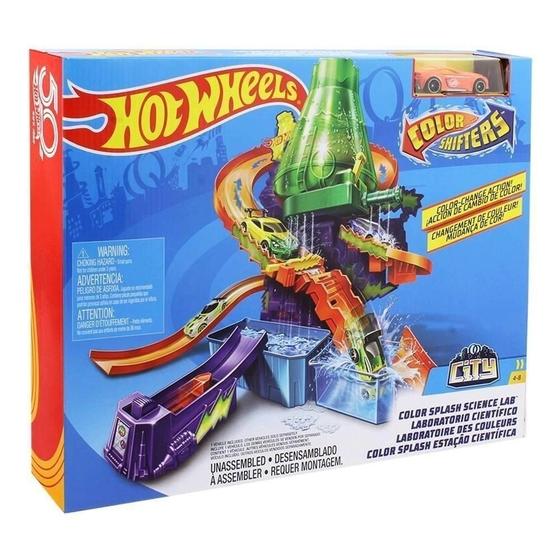 Pista Hot Wheels Color Shifters Estacao Cientifica CCP76 Mattel Única ...