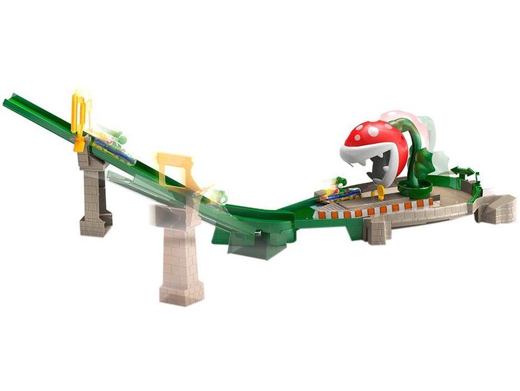 Pista Hot Wheels Mario Kart Piranha Plant Mattel Pistas Magazine Luiza