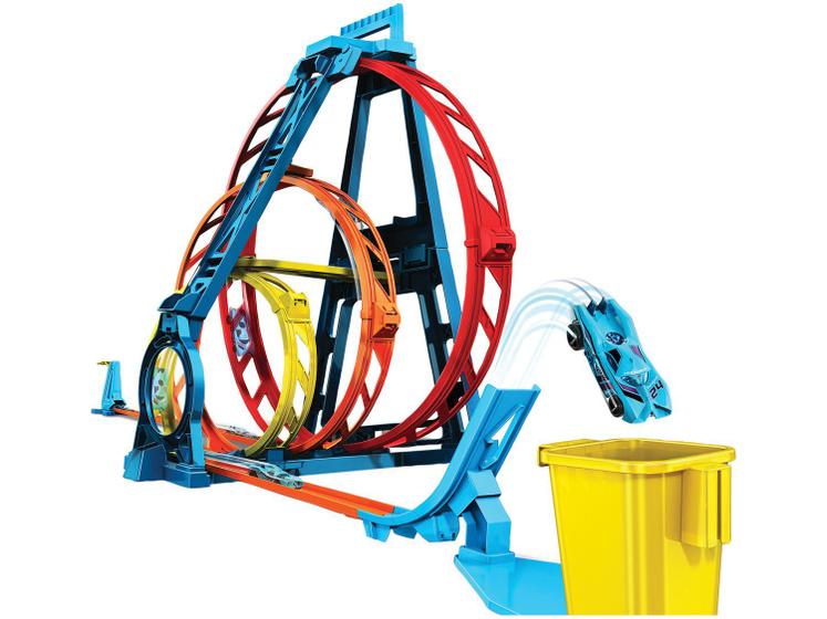 Pista Hot Wheels Total Looping Triple - Mattel GLC96 - Pistas ...