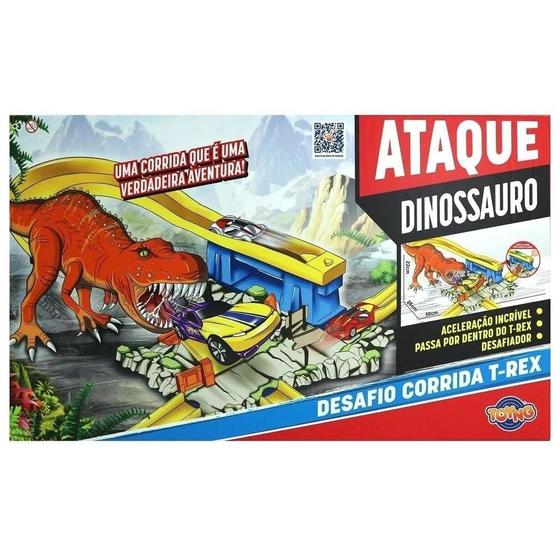 Imagem de Pista Lançadora De Carrinhos Dinossauro T-Rex - Toyng 04332