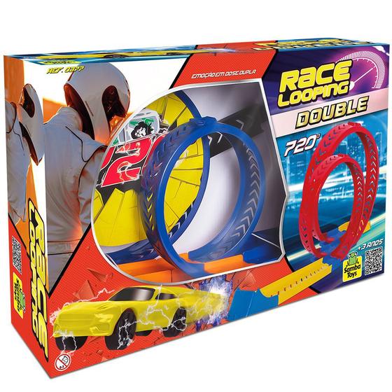 Imagem de Pista Race Looping Double Cores Sortidas Samba Toys
