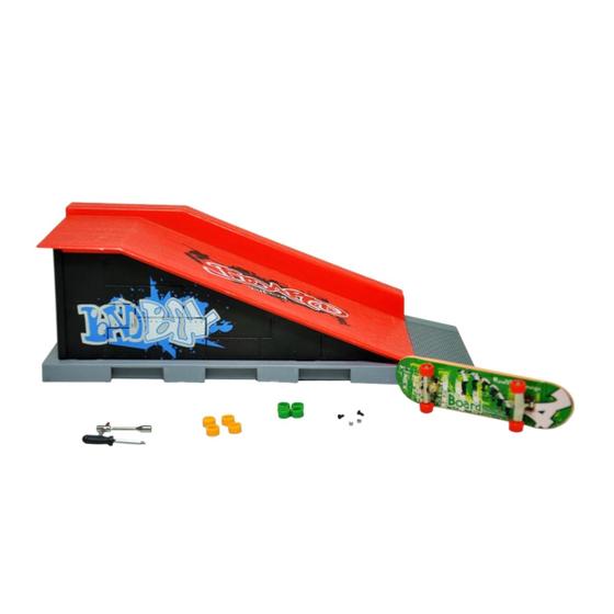 Imagem de Pista + Skate de Dedo Com Rampa Radical Fingerboard 