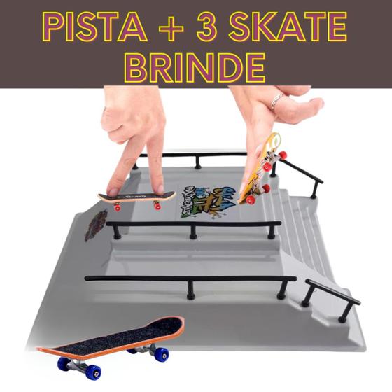 Imagem de Pista Skate De Dedo Fingerboard Brinquedo