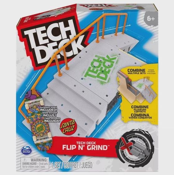 Imagem de Pista Skate de Dedo Tech Deck Flip Grind + Skate Sunny 2894