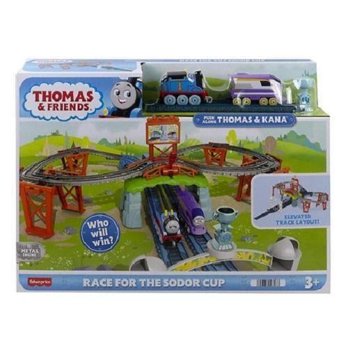 Pista Thomas E Seus Amigos Corrida Pela Taca Sodor Hfw03 Mattel Pistas de Brinquedo Magazine Luiza