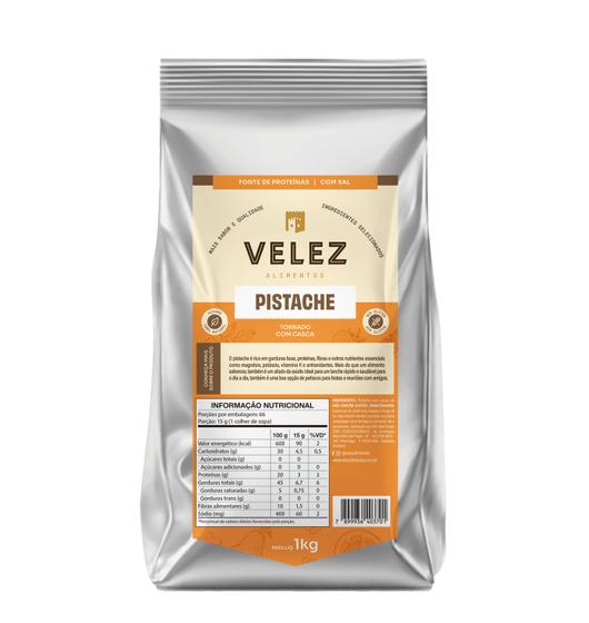 Imagem de Pistache com casca torrado e salgado VELEZ 1Kg