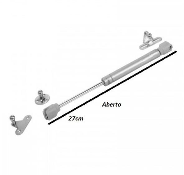 Imagem de Pistao A Gas (amortecedor) 100n (10kg) Força P/cima 02 Unid.