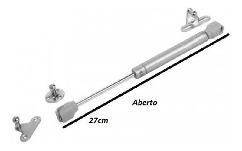 Imagem de Pistao A Gas (amortecedor) 60n (6kg) Força P/cima 05 Unid.