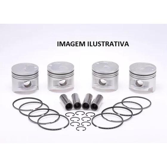 Imagem de PISTAO MOTOR C/ANEIS (JG C/4 UND) para FIESTA/ KA/ COURIER/ 