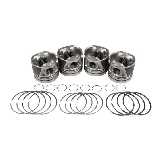 Imagem de PISTAO MOTOR C/ ANEIS STD (JG C/4UN) para AMAROK 2.0 TDI 16V