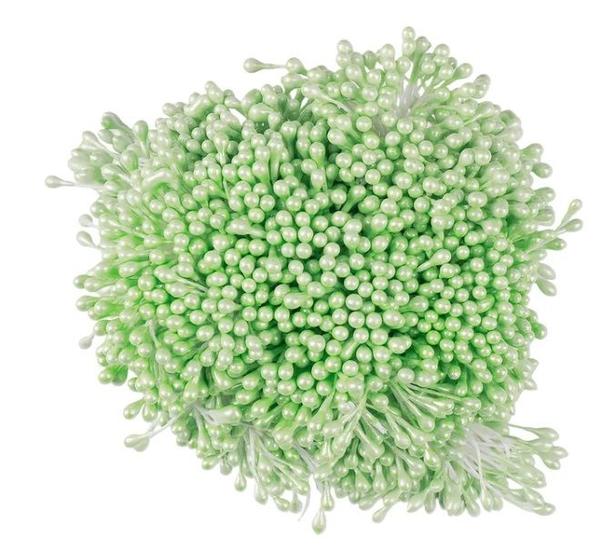 Imagem de Pistilo para Artesanato Flor Verde Claro 6cm com 1600 unidades