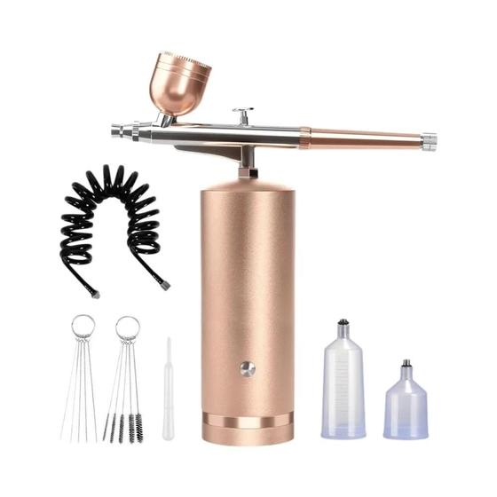 Gocheer 100-250V Compressore Aerografo Professionale Pistola Gravit&agrave; Professiona