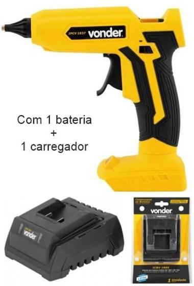 Imagem de Pistola De Cola Quente Com 1 Bateria 4,0 Ah Ipcv 1837 Vonder