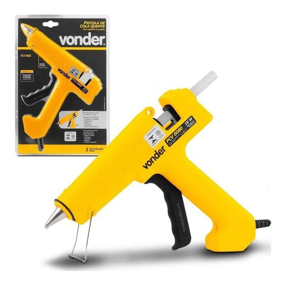Pistola De Cola Quente Profissional 12mm Vonder PCV0080 127/220v Bivolt ...