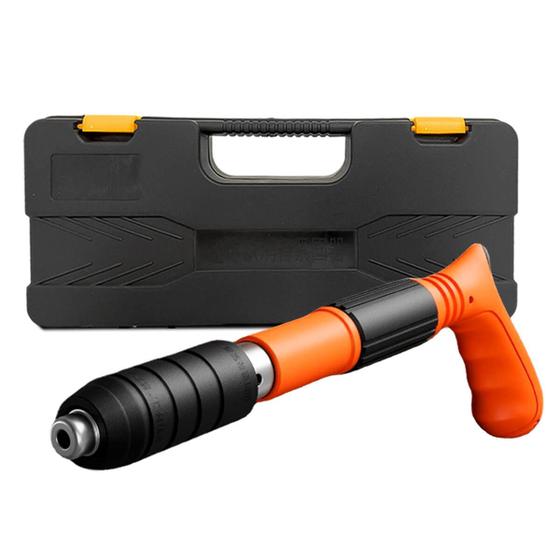 Imagem de Pistola de Fixação Finca Pino com 20 Rebites e Kit de Segurança