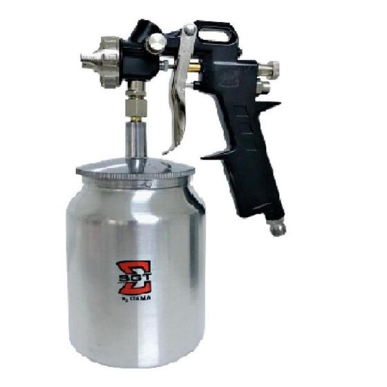 Imagem de Pistola De Pintura Pneumatica Bico 1.7 1000Ml Sgt3112A Unic